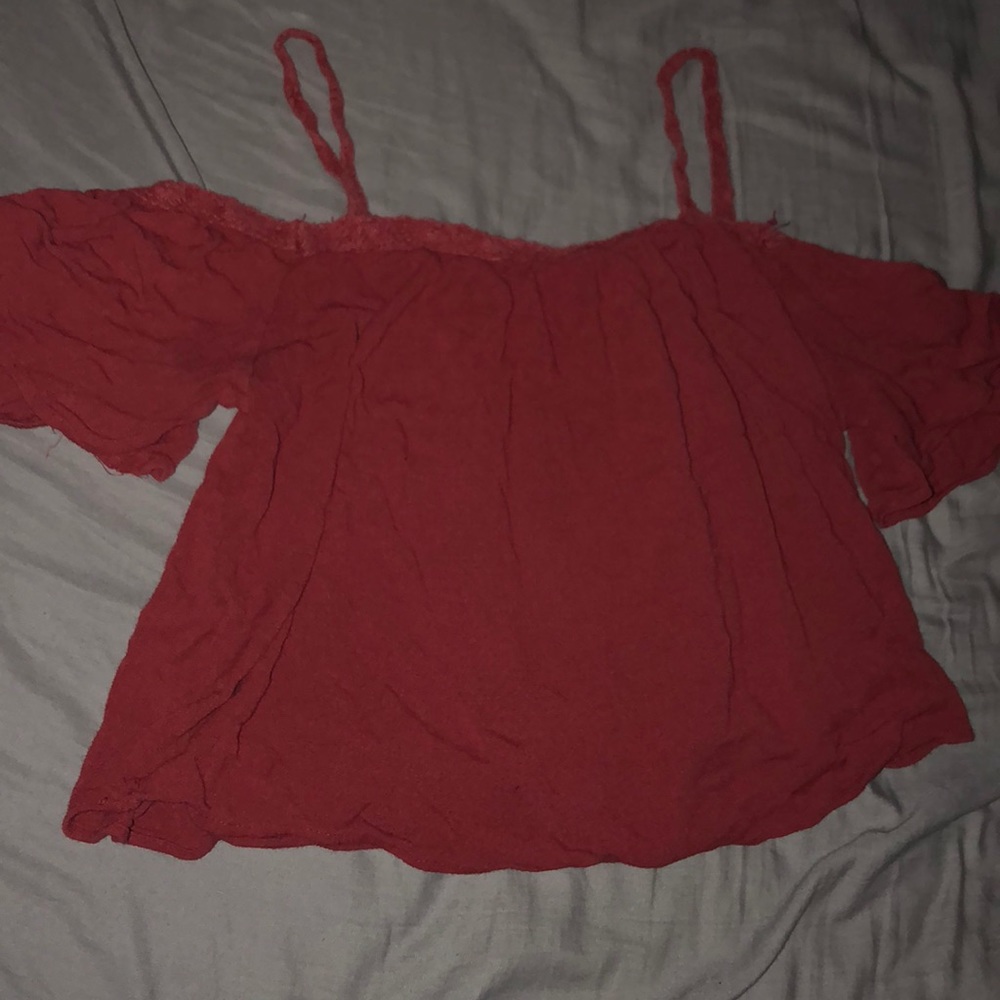 Spaghetti Strap, Off-Shoulder Top